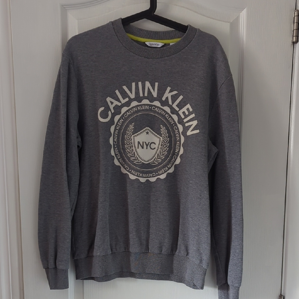 Calvin Klein Charcoal Crewneck Sweater
